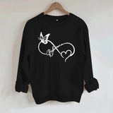 Round neck fleece hoodie