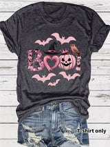 Printed short sleeved Halloween