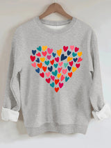 Long sleeved fleece hoodie