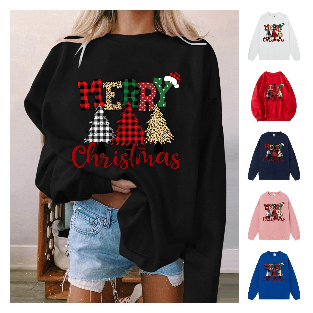 Christmas printed top
