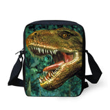FORUDESIGNS Dinosaur 3D Printing Set School Backpacks for Boys Orthopedic Satchel Schoolbag Children Kids Shoulder Book Bag