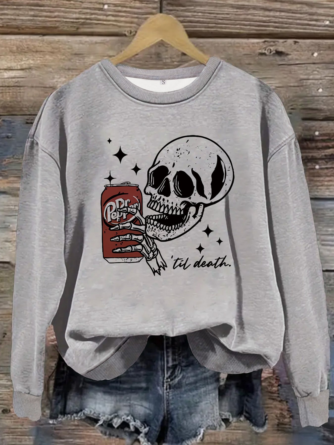 Printed pullover sweatshirt sweatshirt