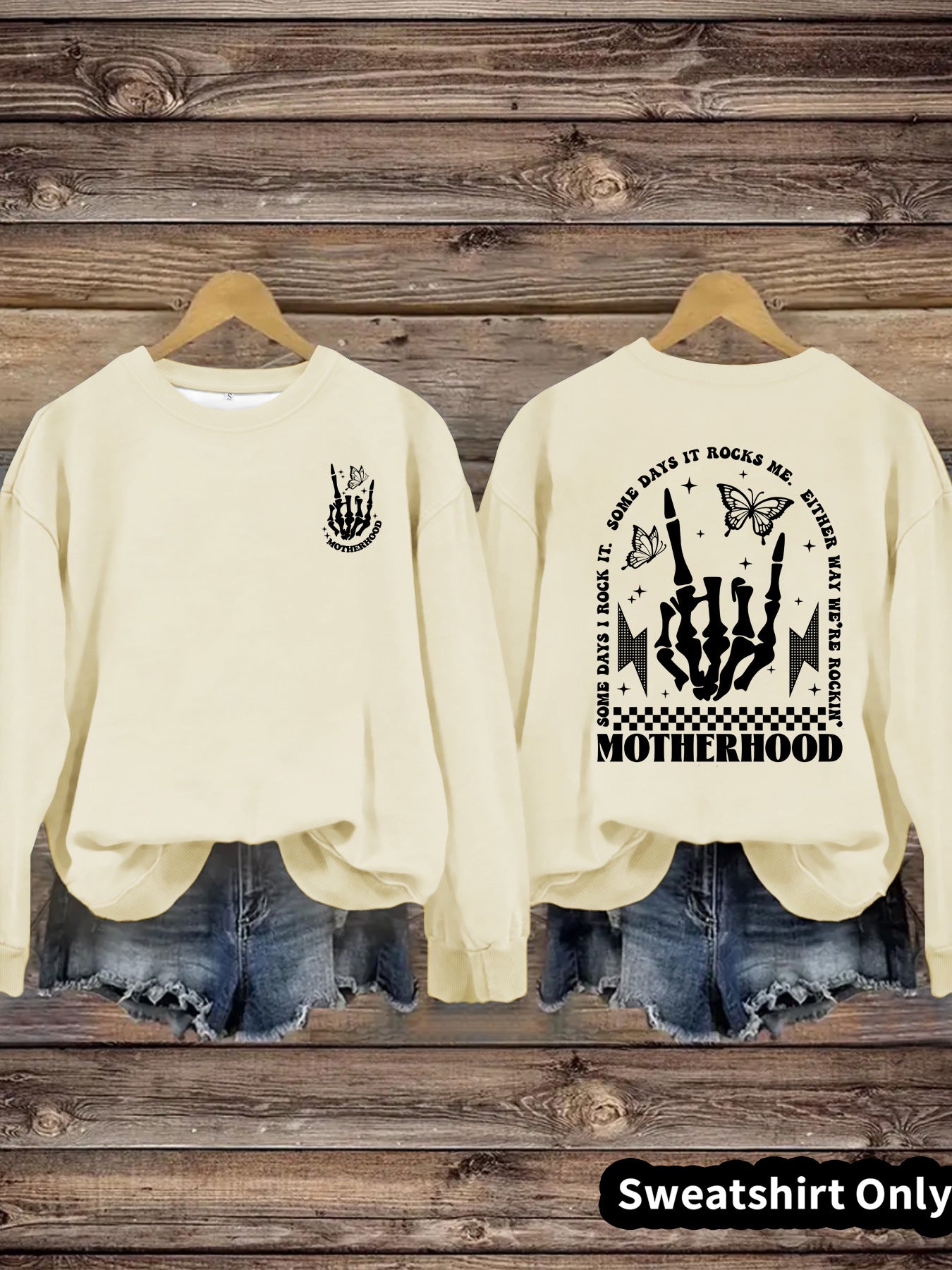Printed pullover sweatshirt sweatshirt