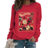 Printed pullover sweatshirt sweatshirt