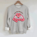Bottom long sleeved fleece hoodie