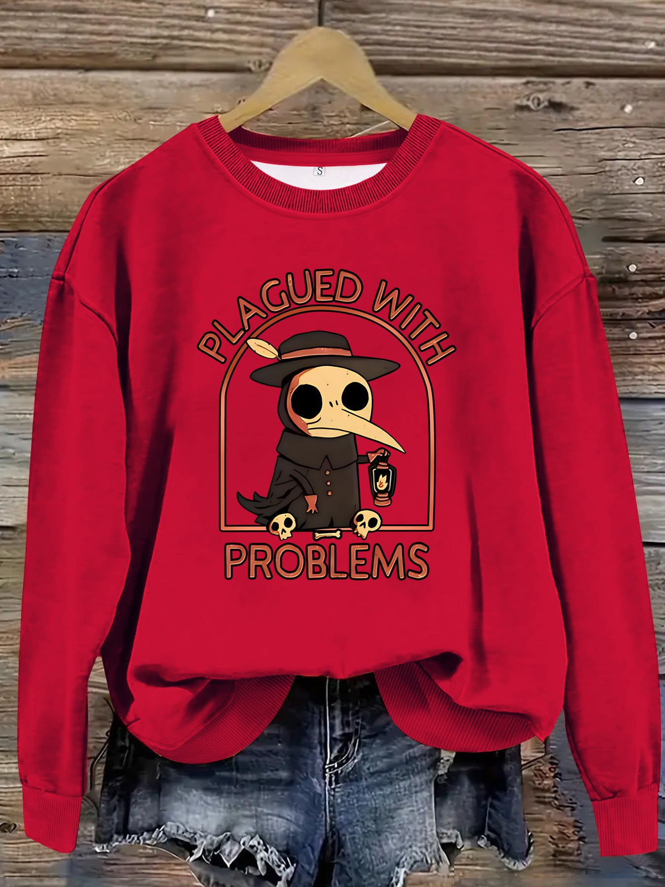 Printed pullover sweatshirt sweatshirt