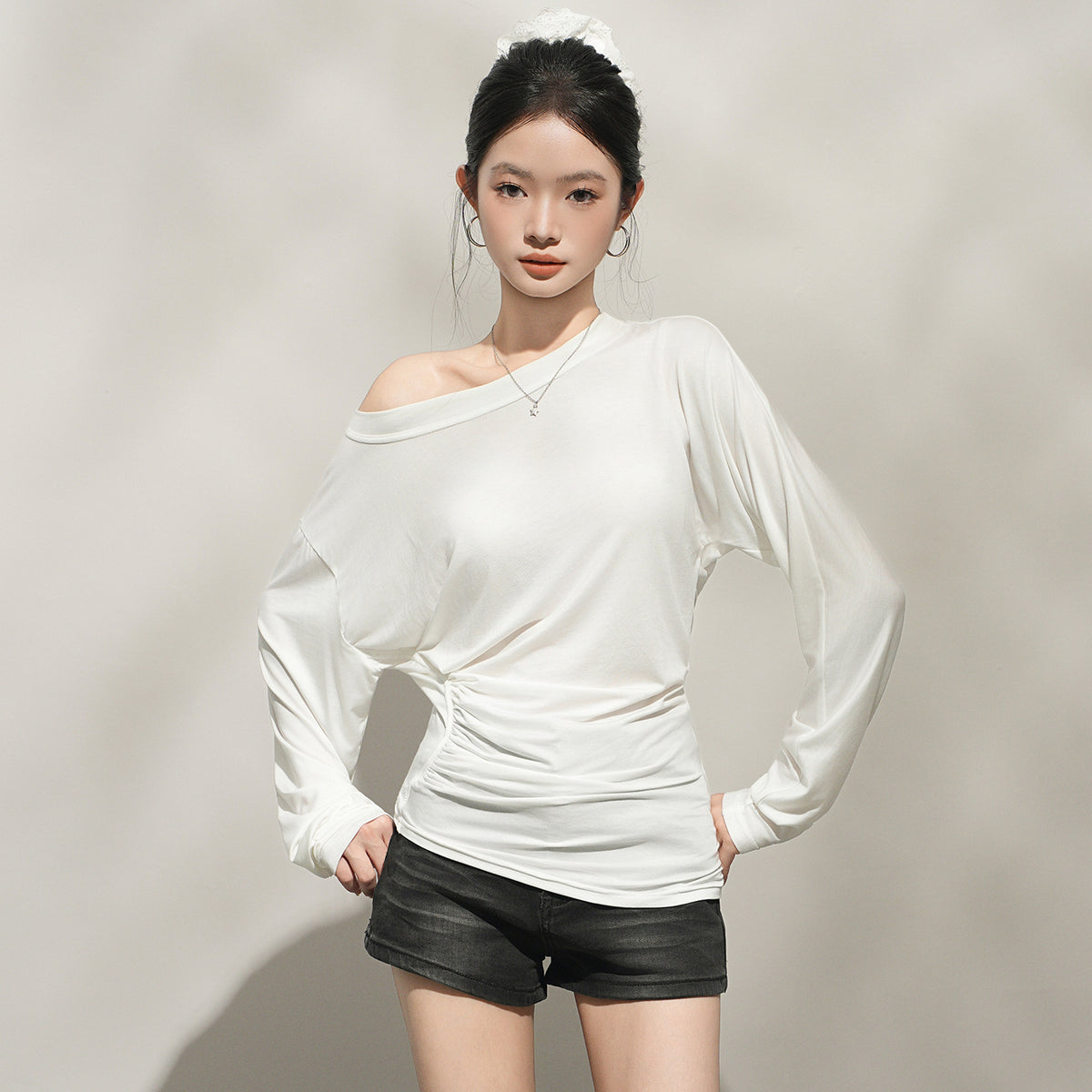 Long Sleeve Sun Protection T-Shirt Blouse for Women Lightweight Top