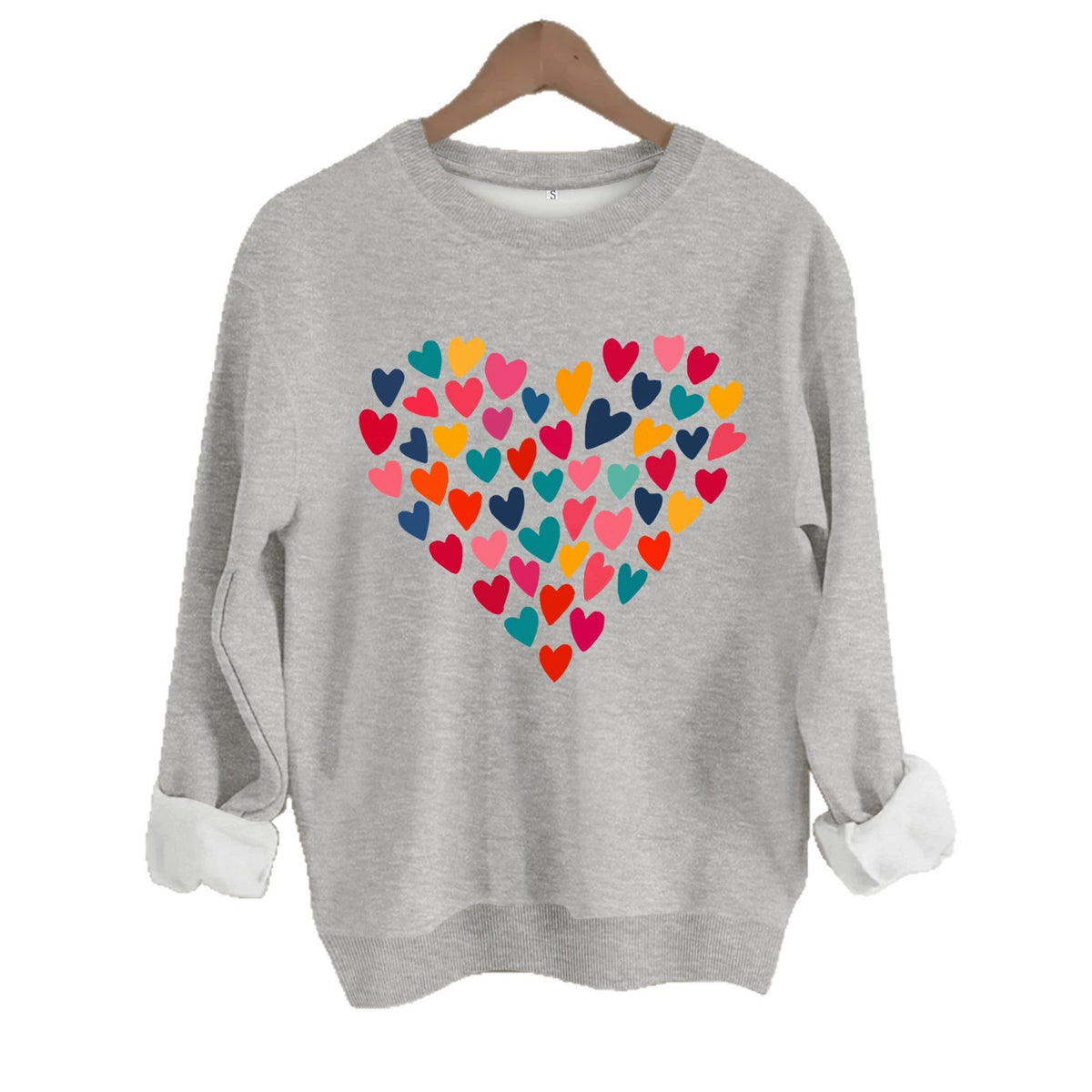 Long sleeved fleece hoodie