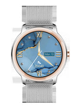 Popular R18 ladies smart watch full touch 1.09 inch screen ultra-thin body dial download bluetooth 5.0