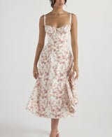 Ladies Fashion summer dresses women  maxi floral slip backless womens dresses elegant
