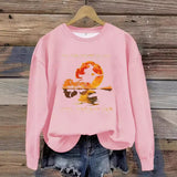 Printed pullover sweatshirt sweatshirt