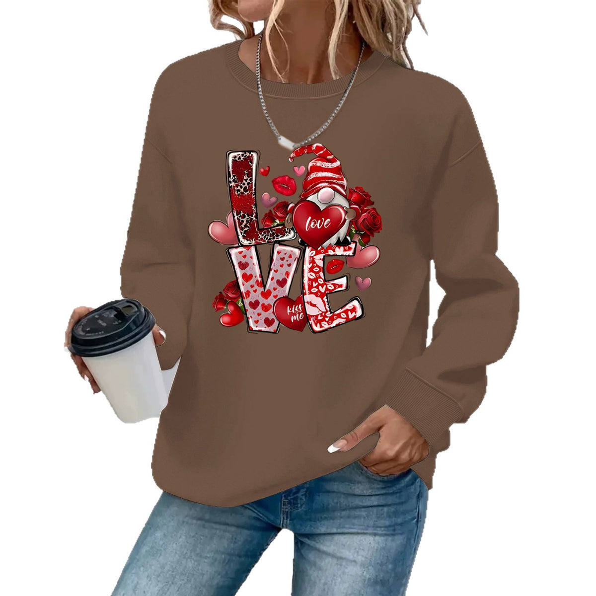 Long sleeved fleece hoodie