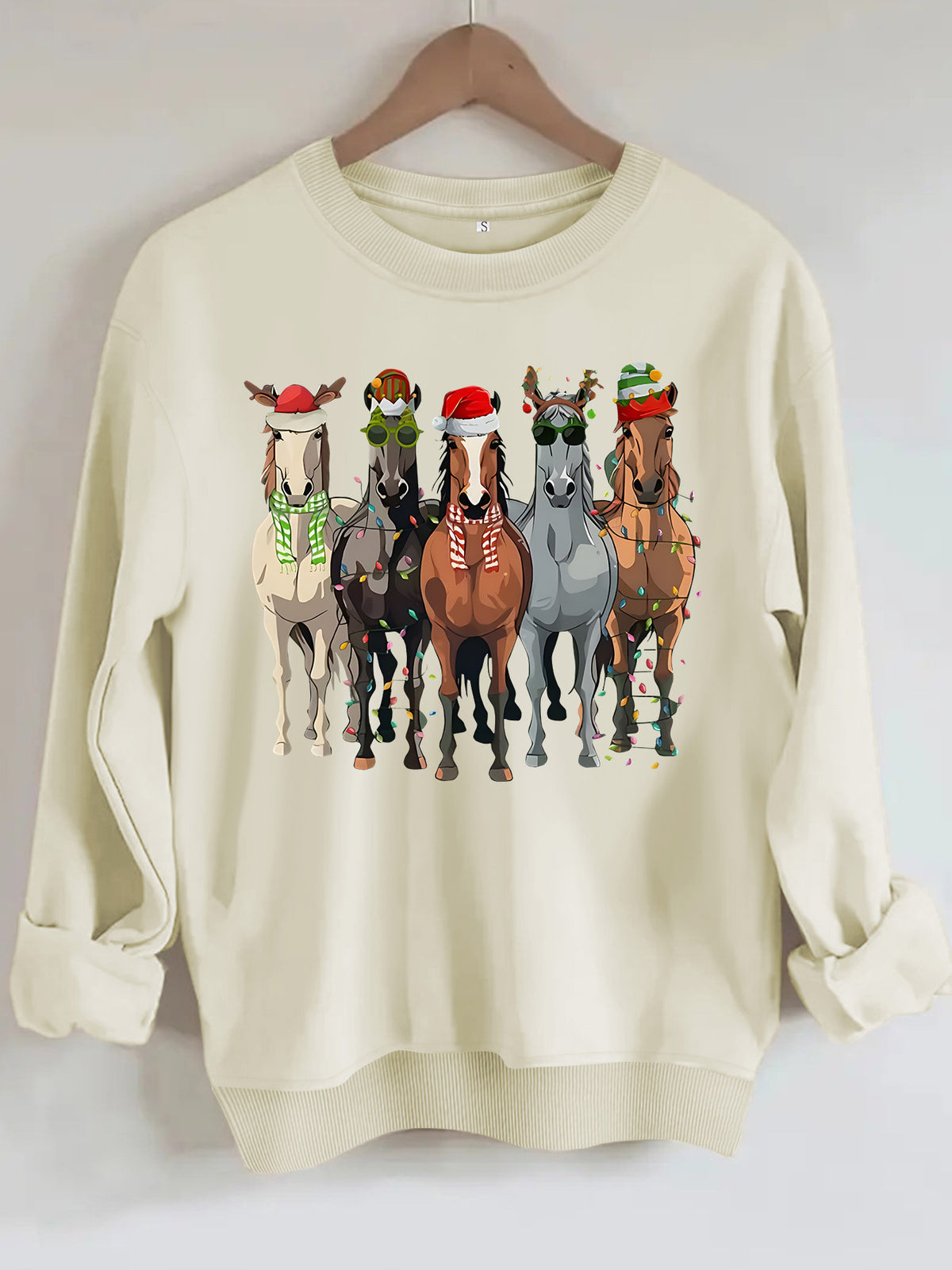 Sweatshirt Christmas pattern print