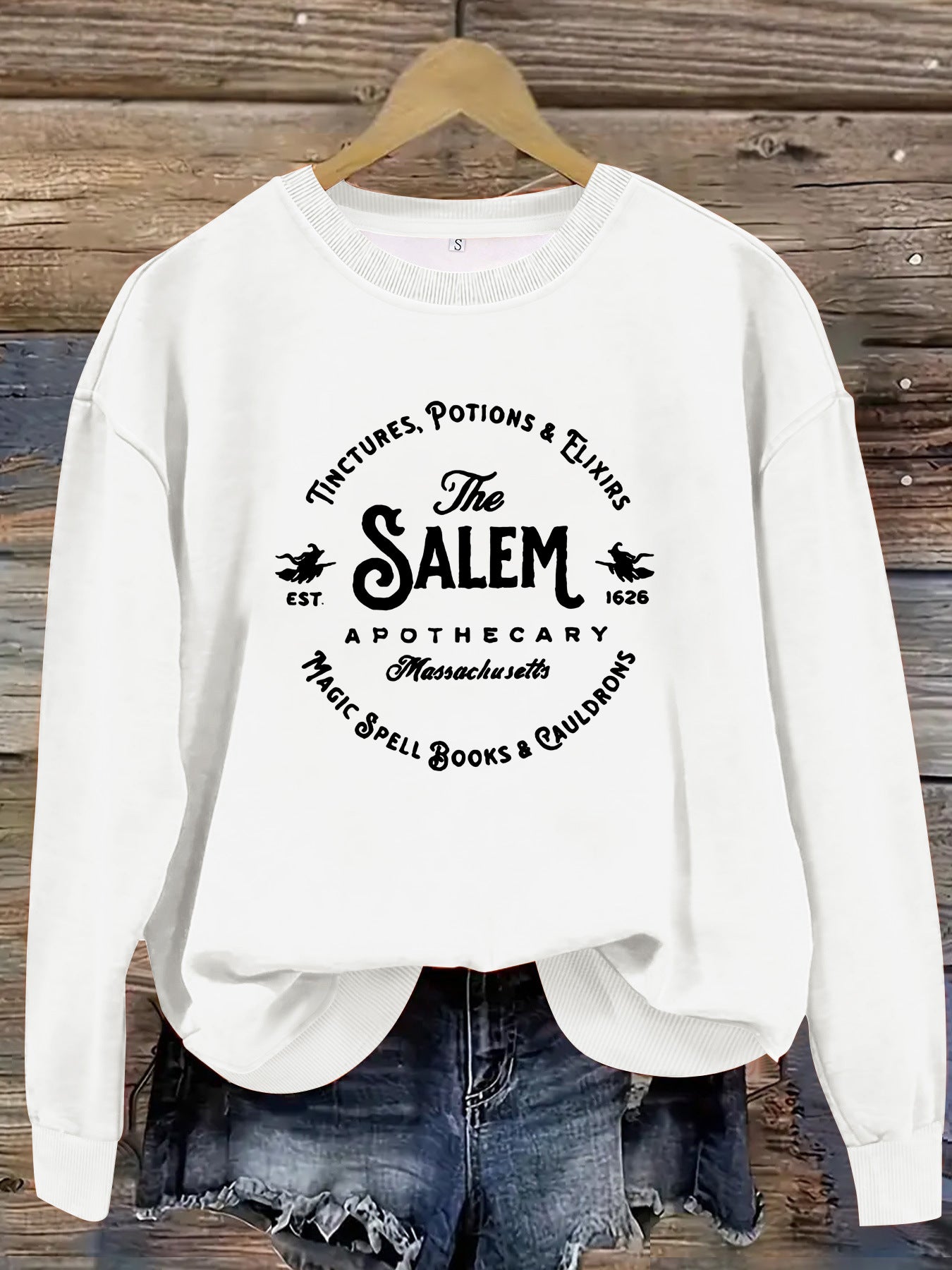 SALEM printed pullover sweatshirt sweatshirt
