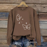 Round neck fleece hoodie