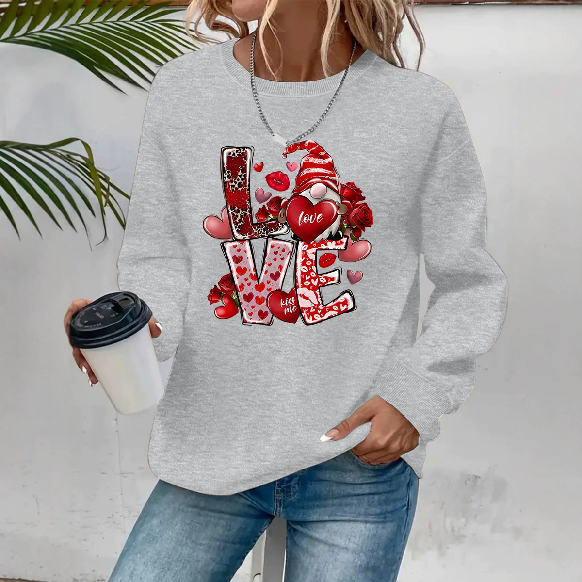 Long sleeved fleece hoodie