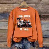 Printed pullover sweatshirt sweatshirt