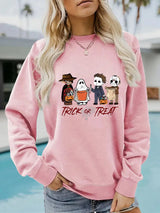 Printed pullover sweatshirt sweatshirt