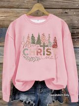 Christmas printed hoodie for women