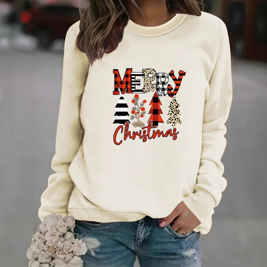 Printed pullover sweatshirt sweatshirt