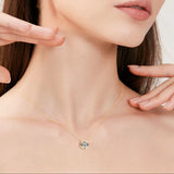 1 Carat Moissanite 925 Sterling Silver Necklace
