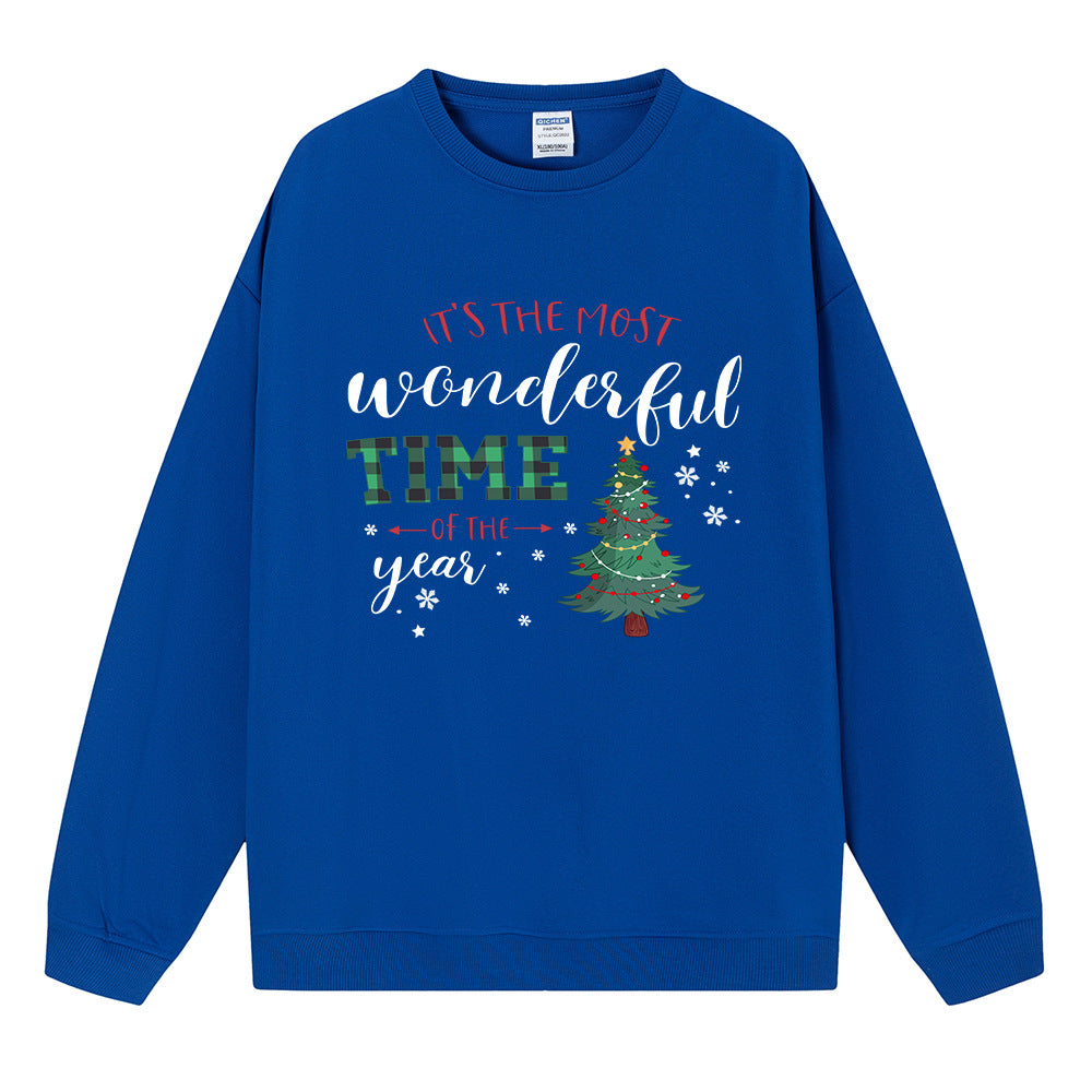 Christmas printed hoodie