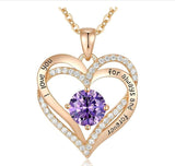 Fashionable Rose Gold and Silver Color Pendant Necklace for Women, Elegant OL Style, High-End Jewelry