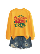 Ladies' Christmas baking crew sweatshirt