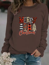 Printed pullover sweatshirt sweatshirt