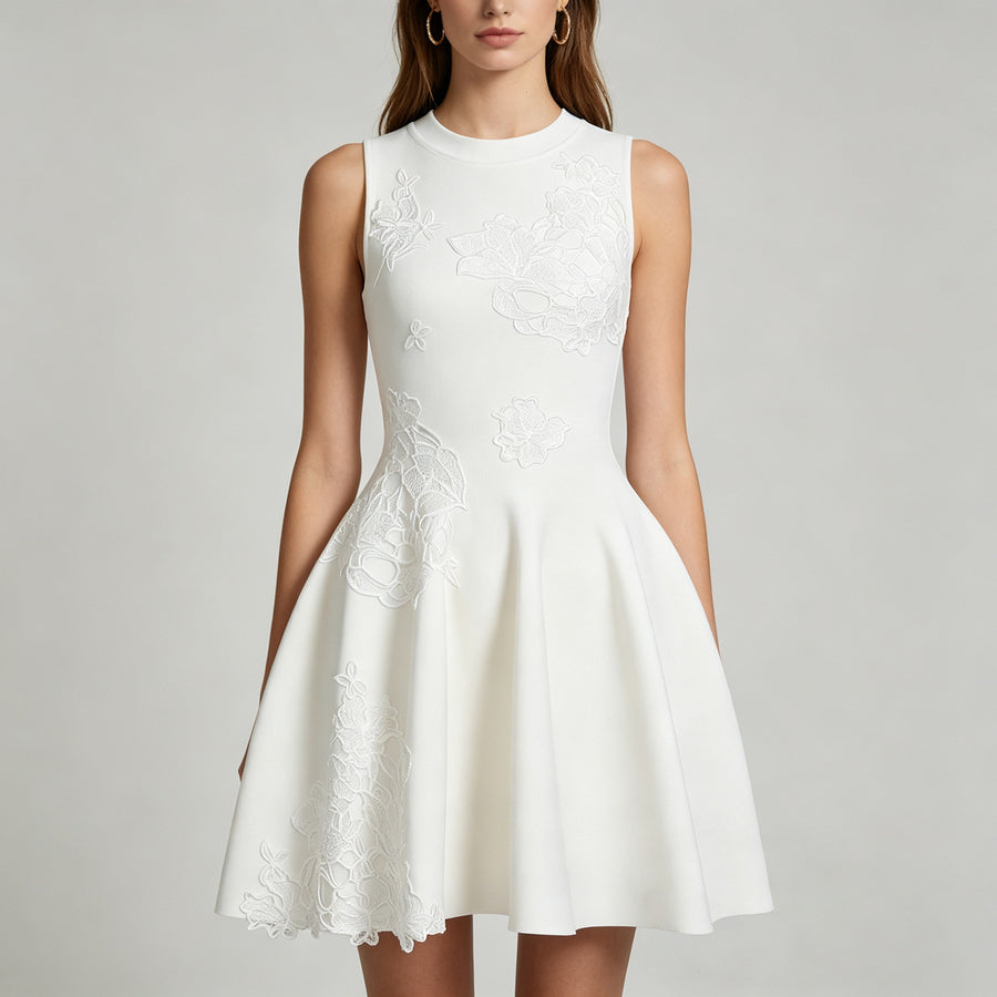 Sleeveless vest dress