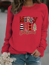 Printed pullover sweatshirt sweatshirt