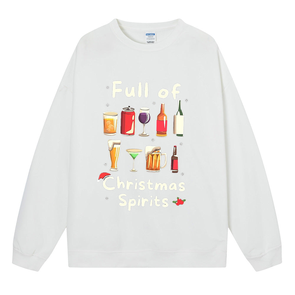 Full of Christmas Spirit Sweatshirt, Christmas Graphic Crewneck Pullover