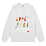 Full of Christmas Spirit Sweatshirt, Christmas Graphic Crewneck Pullover