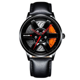 NIBOSI Wheel Rim Mens Watches Top Brand Luxury Sport Car Watch Men Fashion Waterproof Men's Quartz Wristwatch Relogio Masculino