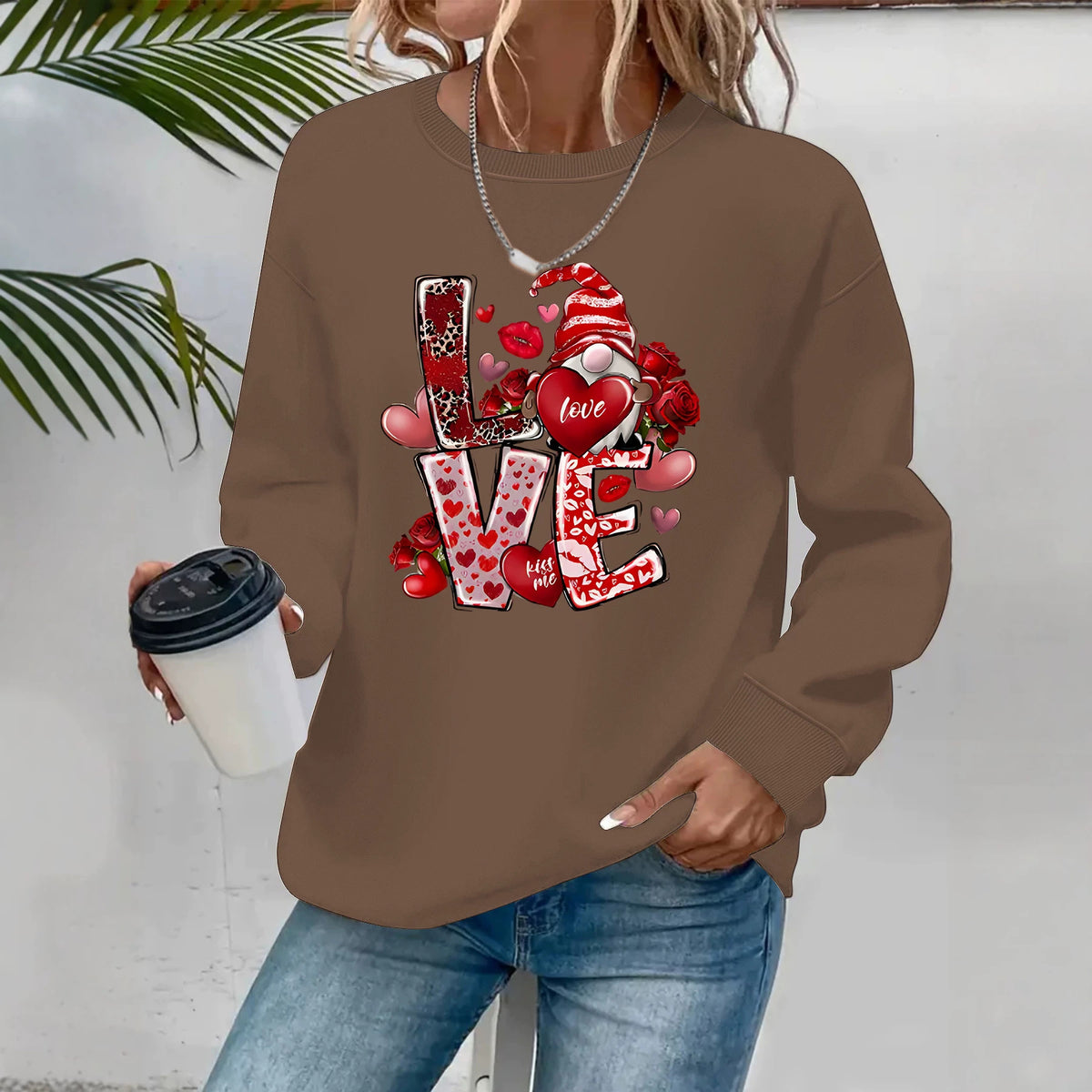 Long sleeved fleece hoodie