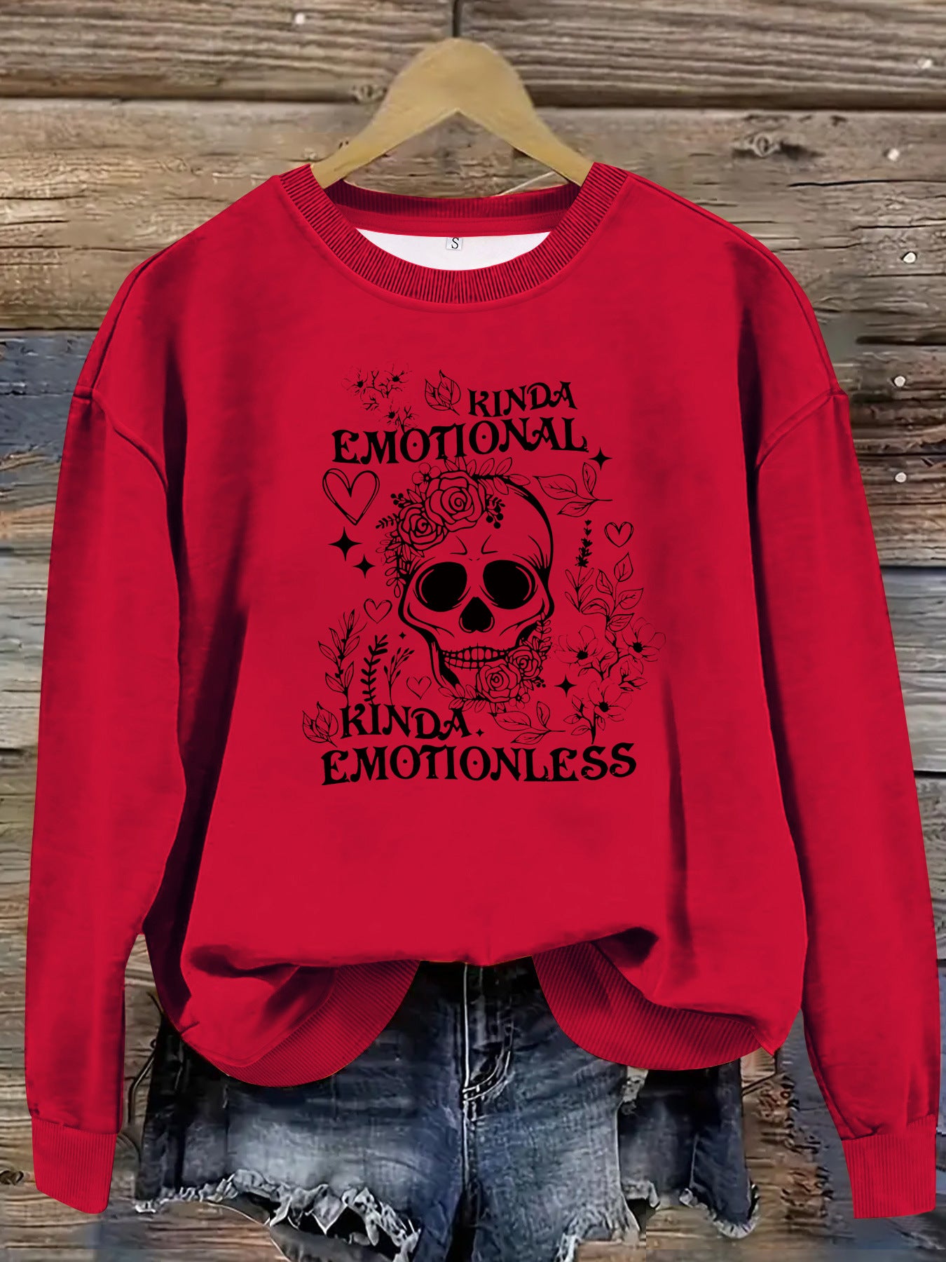 Printed pullover sweatshirt sweatshirt