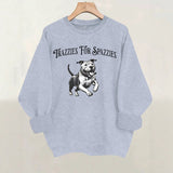 Round neck long sleeved sweatshirt