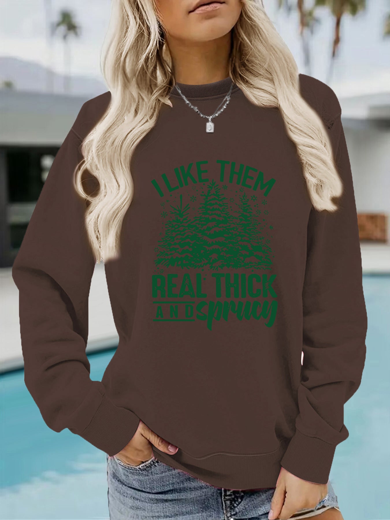 Printed pullover sweatshirt sweatshirt