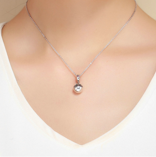 European And American Popular S925 Sterling Silver Pendant Love Surprise Necklace Pendant Accessories SCC689-A
