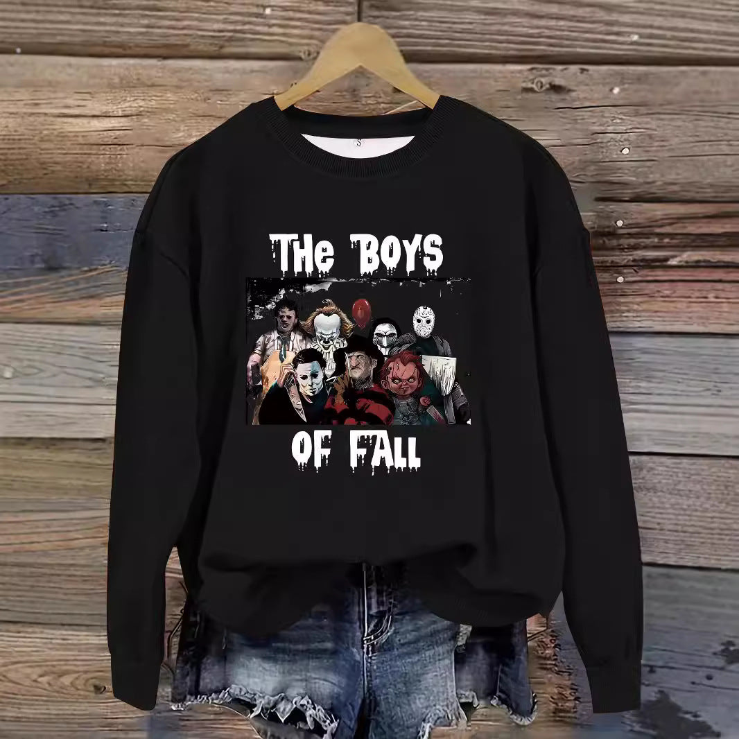 Printed pullover sweatshirt sweatshirt