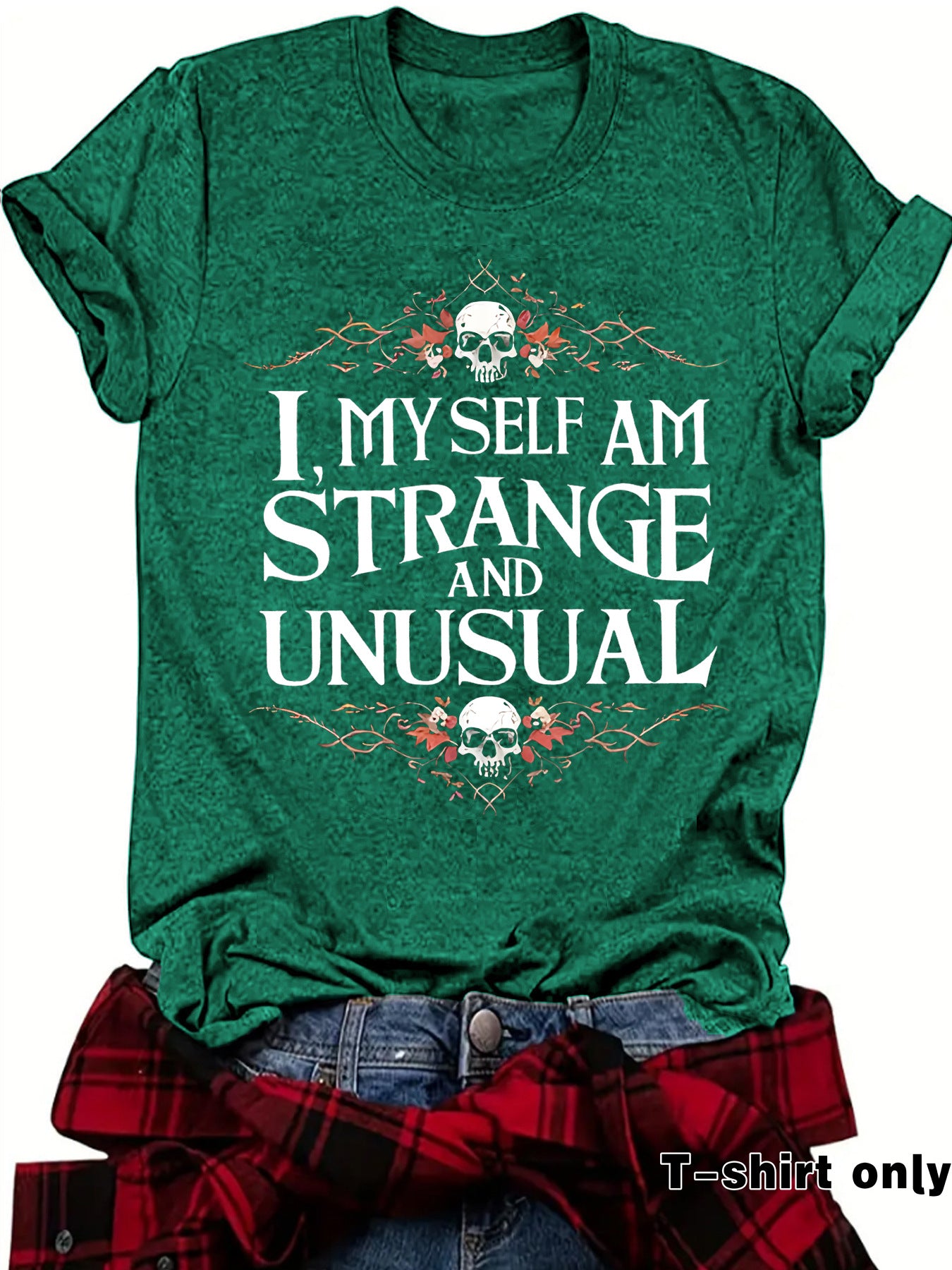 Halloween T-shirt Skull Pattern