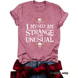 Halloween T-shirt Skull Pattern