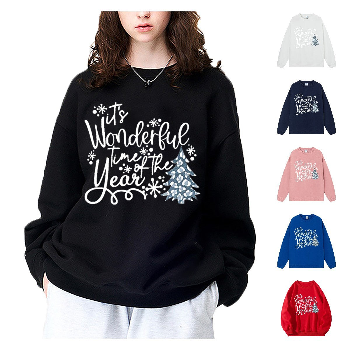 Christmas ladies hoodie Christmas tree