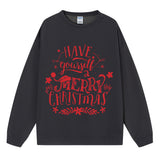 Christmas hoodie women's Christmas pullover top