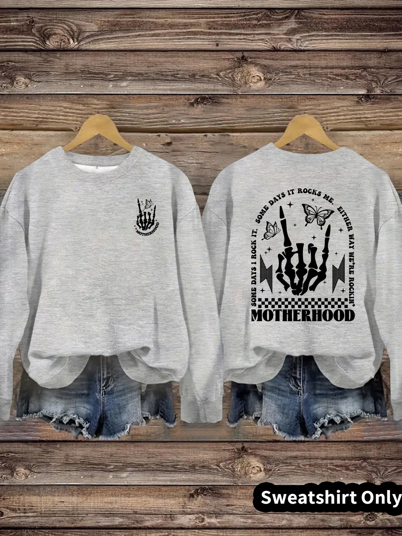 Printed pullover sweatshirt sweatshirt
