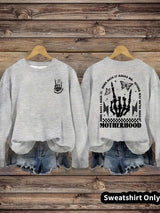 Printed pullover sweatshirt sweatshirt