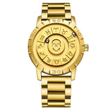 Skull Head Men's Multi-Functional Waterproof Quartz Watch