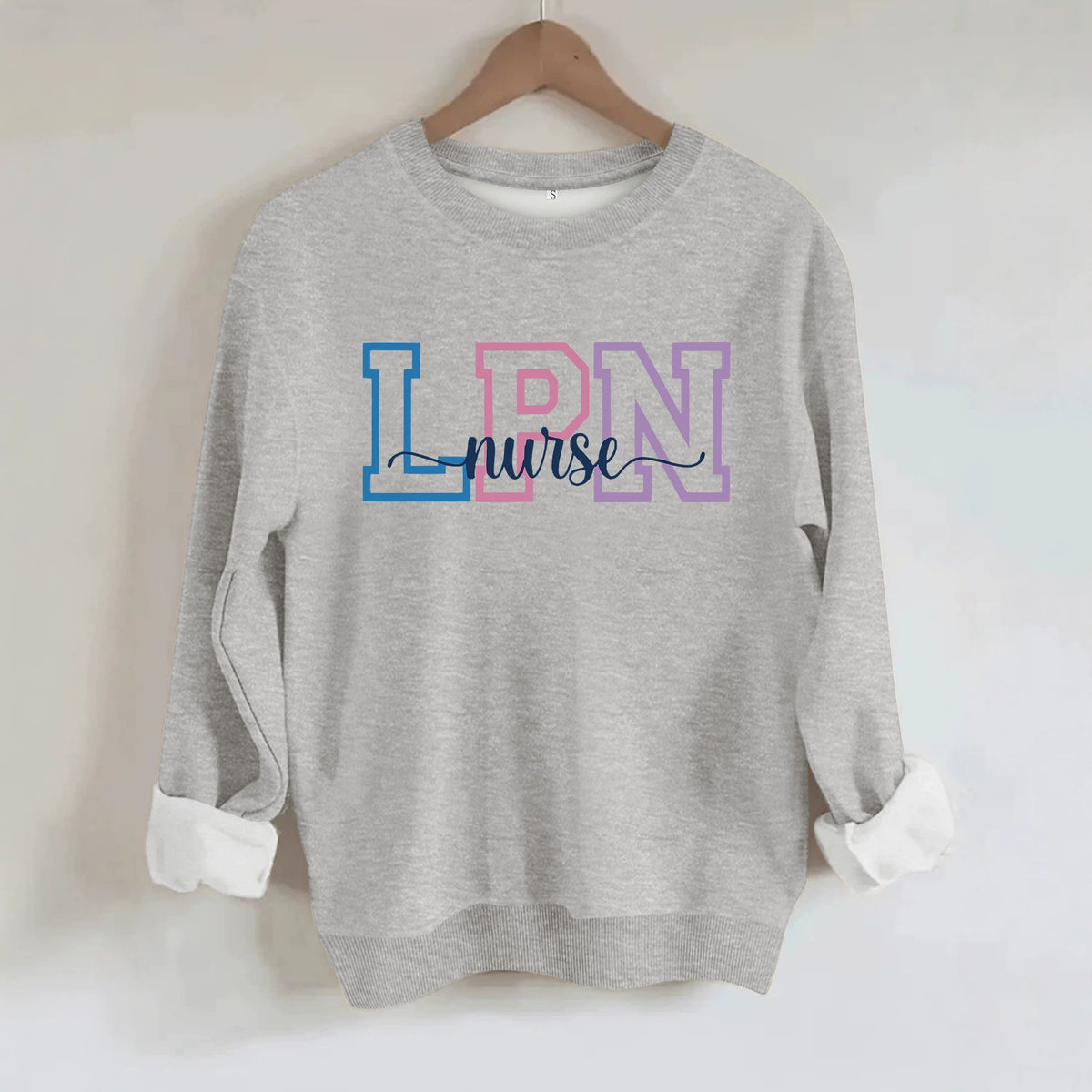 Printed loose women's fleece hoodie