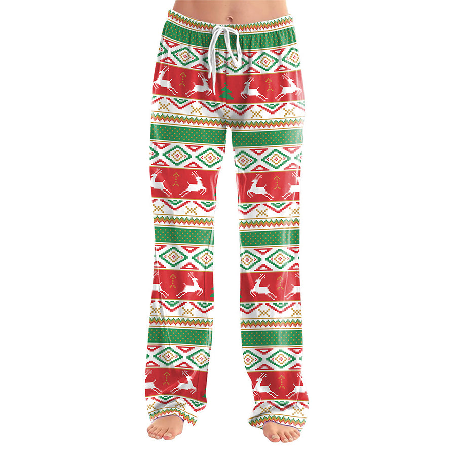 Christmas ladies' home pants