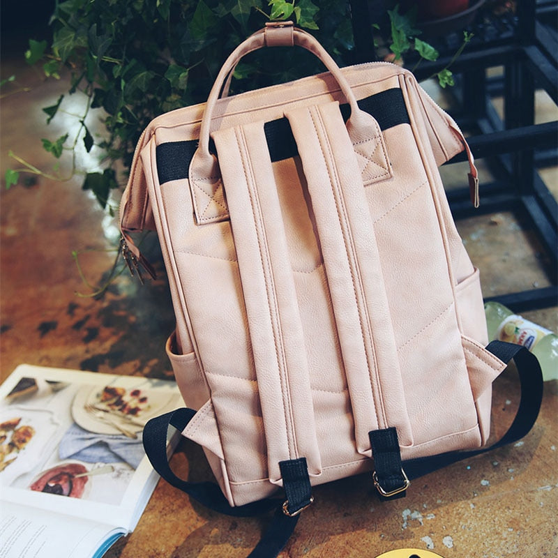 Mummy Diaper Backpacks Fashion Nappy Bag Large Capacity Baby Nursing Handbag High Quality PU Leather Travel Backpack MBG0150
